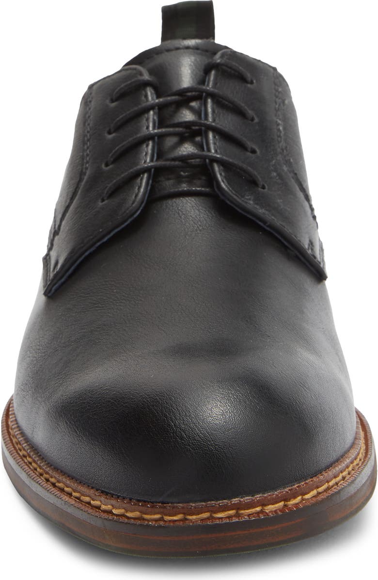 Steve Madden Pierce Plain Toe Derby, Alternate, color, Black