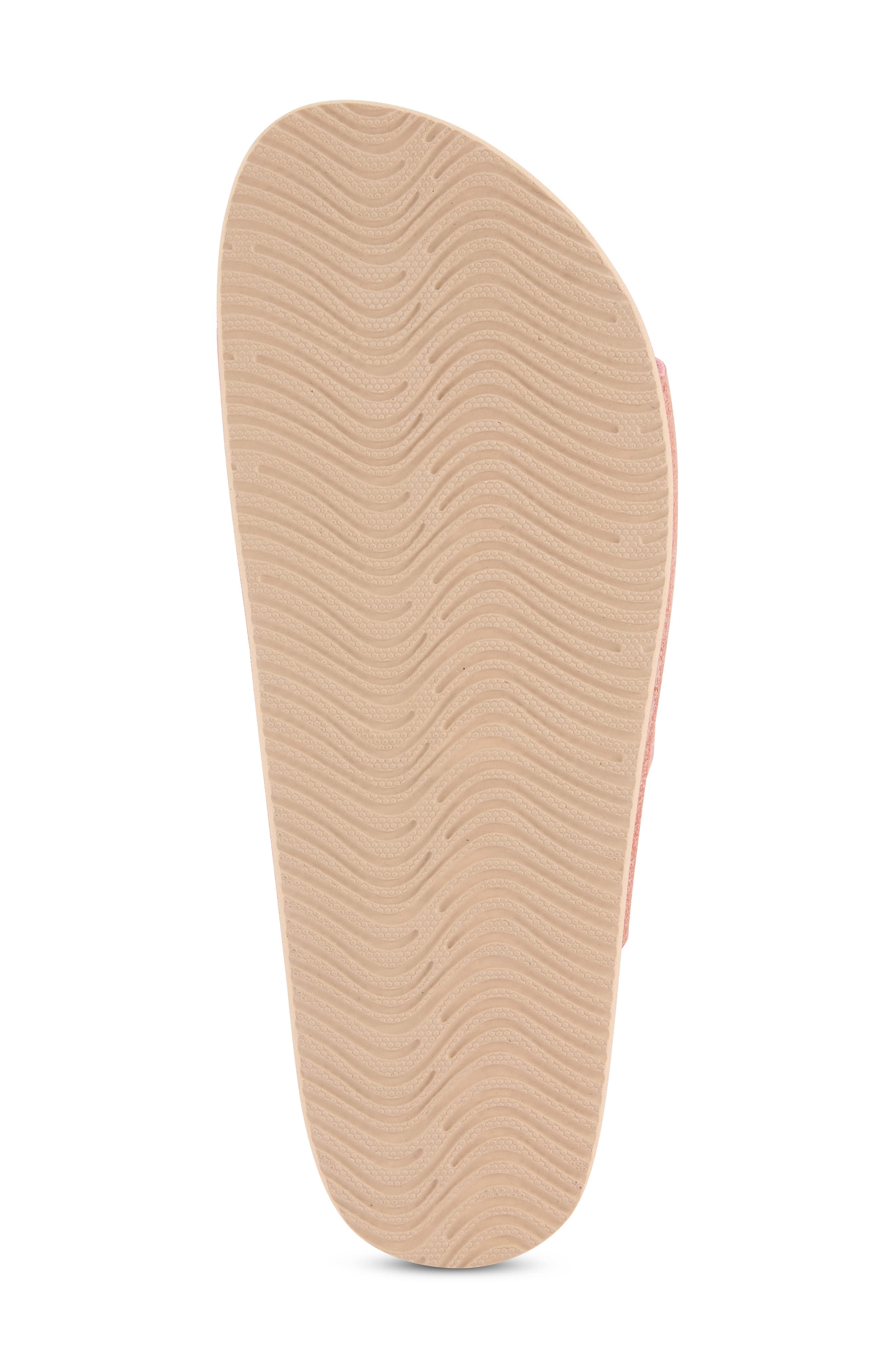 FLOOPI Double Strap Platform Slide Sandal, Alternate, color, Pink