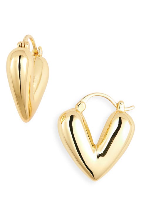 Heart Drop Earrings