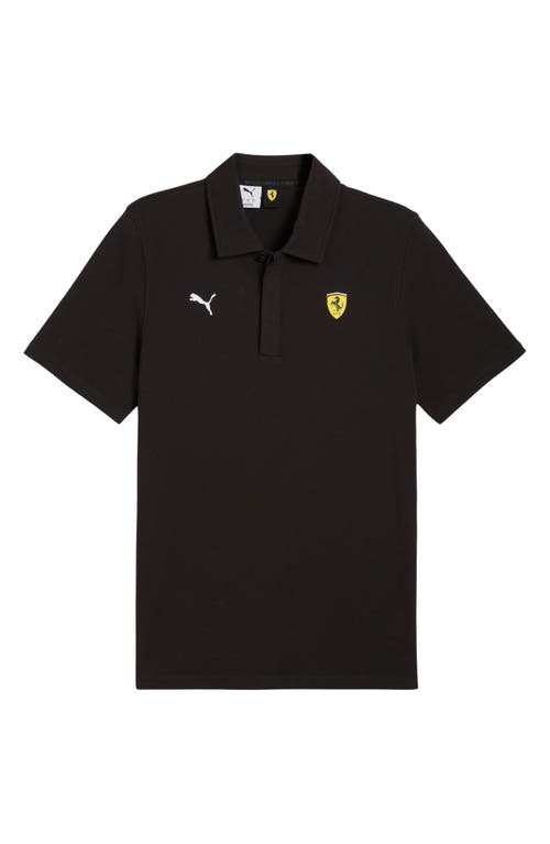 Puma Scuderia Ferrari Sportswear Cs Polo Shirt Men In Black