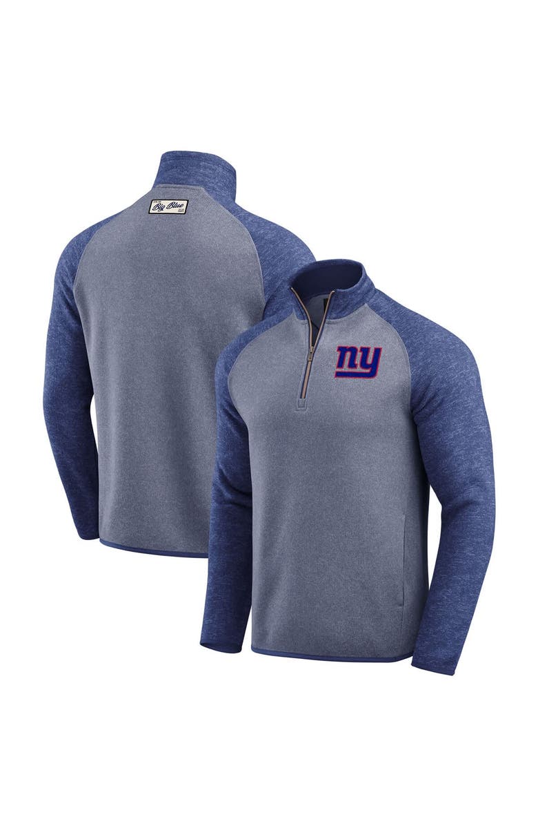 Darius Rucker Collection by Fanatics Men's Darius Rucker Collection by Fanatics Blue New York Giants Tonal Quarter-Zip Jacket, Main, color, Blue