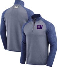 Darius Rucker Collection by Fanatics Men's Darius Rucker Collection by Fanatics Blue New York Giants Tonal Quarter-Zip Jacket