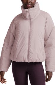 Beyond Yoga Warm Up Water Repellent Puffer Jacket