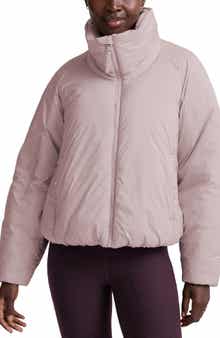 Beyond Yoga Warm Up Water Repellent Puffer Jacket