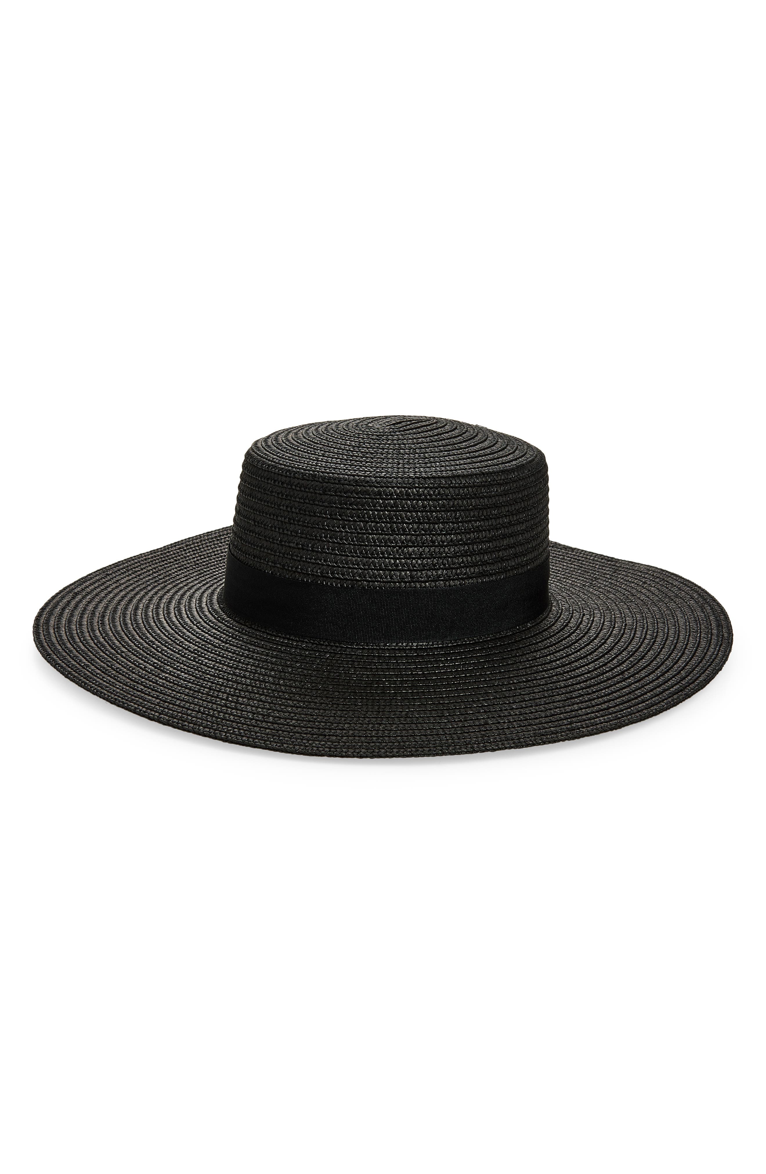 NORDSTROM RACK Structured Boater Hat