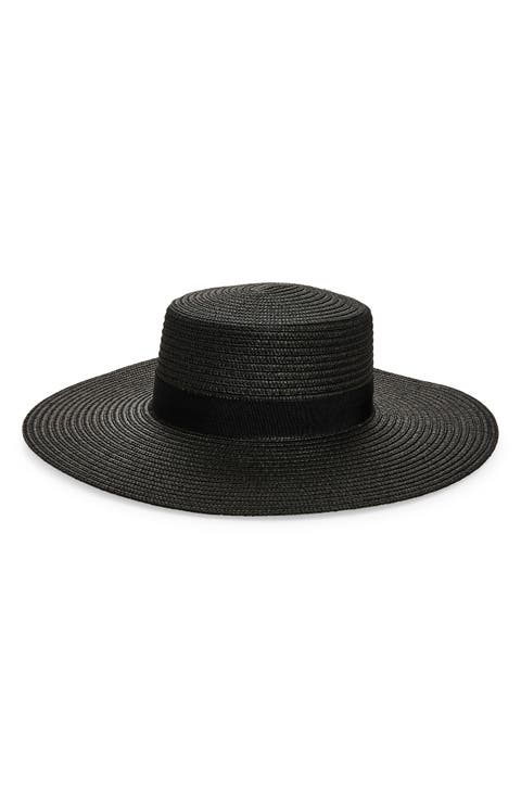 Structured Boater Hat