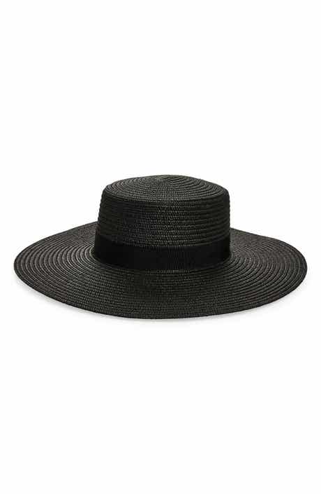 NORDSTROM RACK Structured Boater Hat