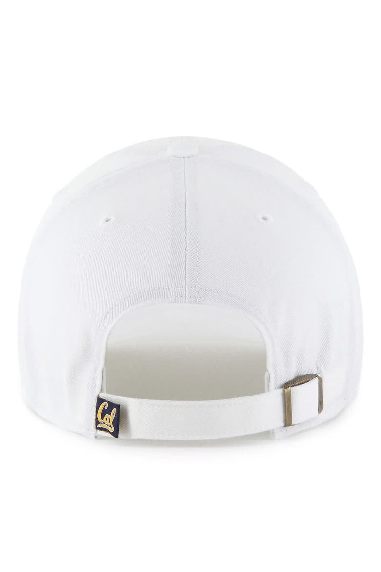 Men's '47 White Cal Bears Clean Up Adjustable Hat, Alternate, color, White