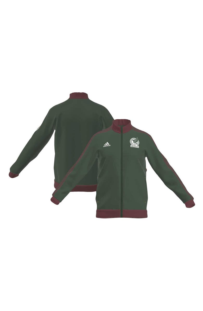 adidas Men's adidas Green Mexico National Team Full-Zip DNA Track Jacket, Main, color,