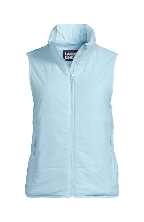 Lands' End Wanderfree Insulated Vest In Sunwashed Blue