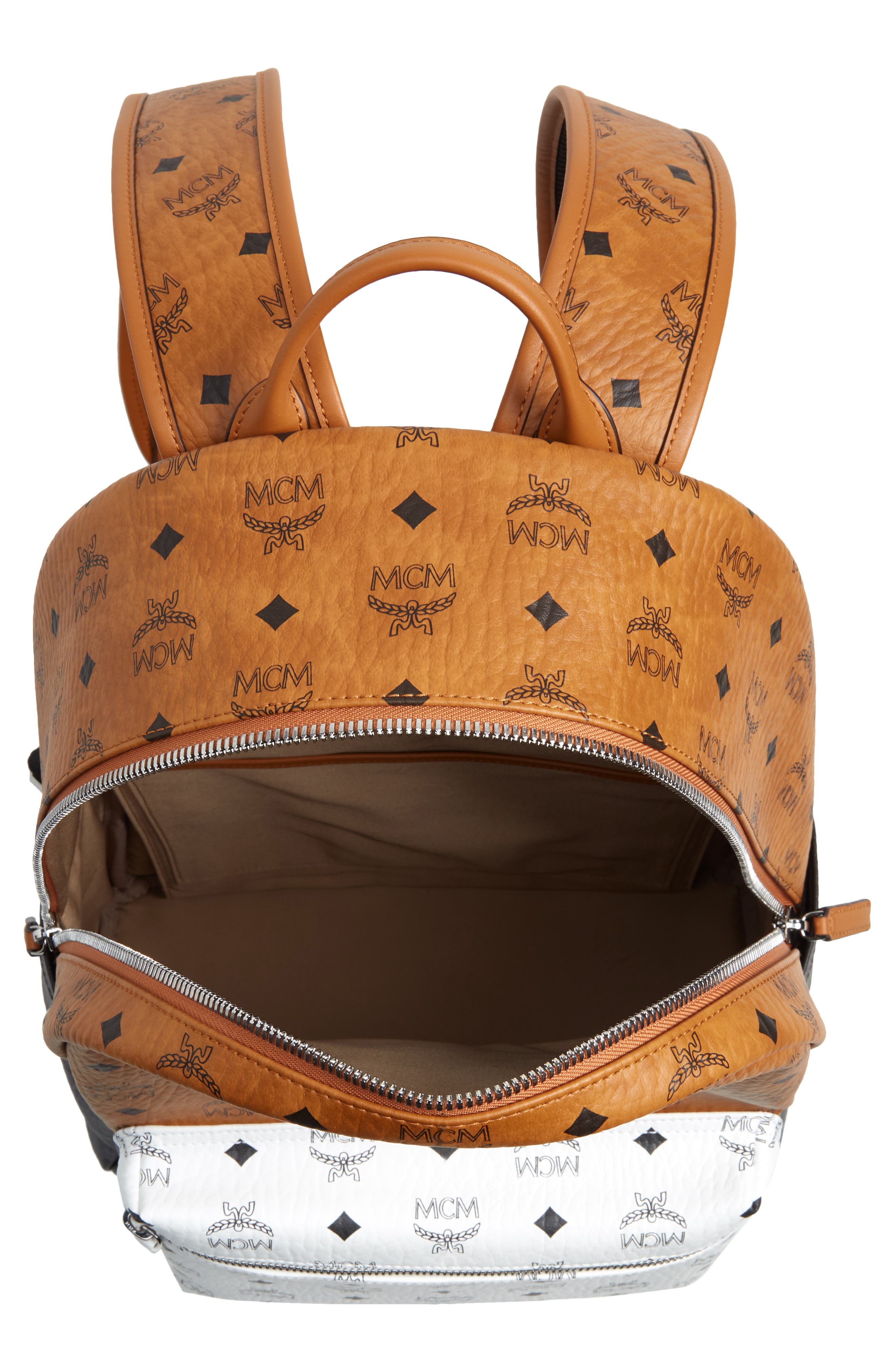 MCM Stark 40 Visetos Mix Backpack, Alternate, color, 