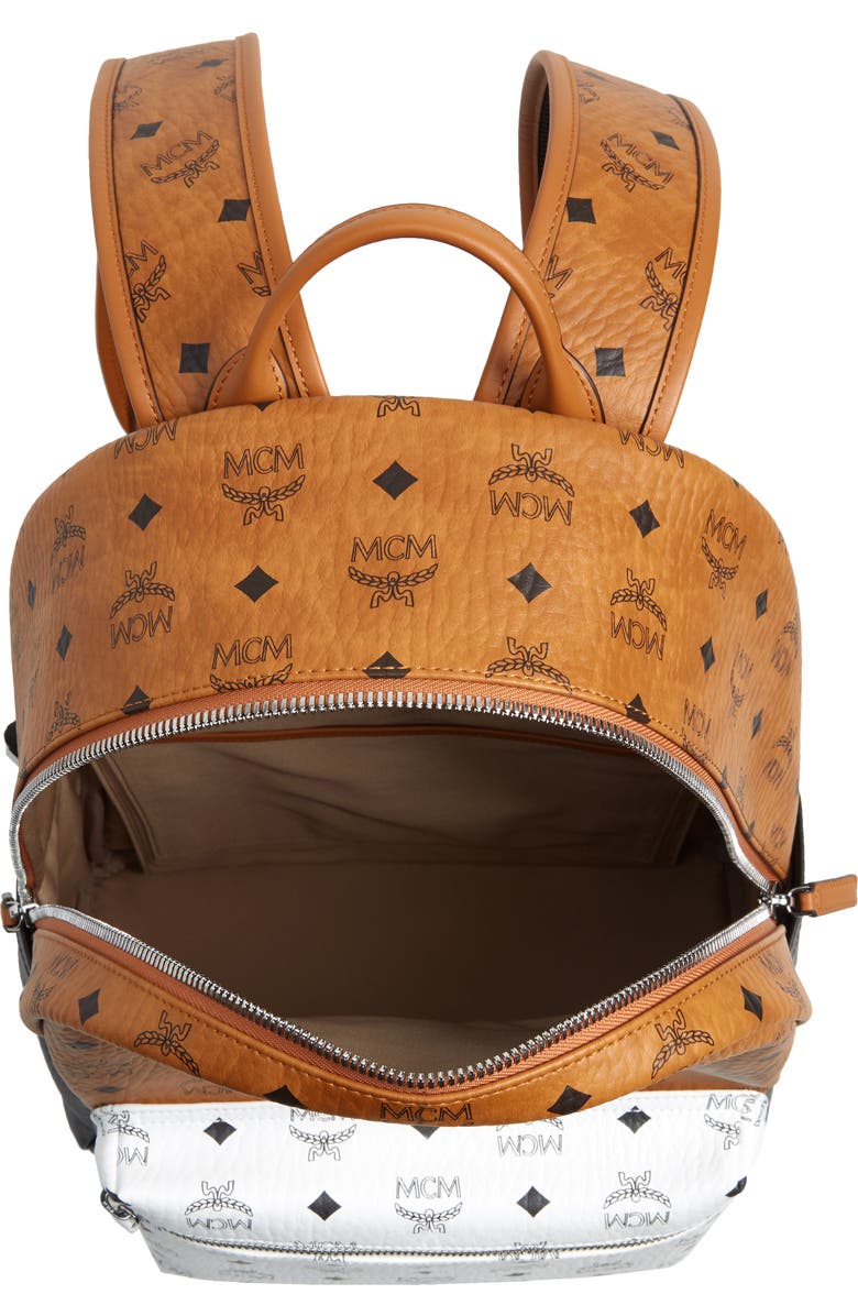 MCM Stark 40 Visetos Mix Backpack, Alternate, color,