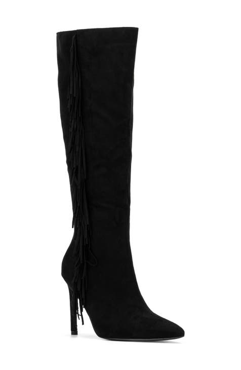 Mazikeen Fringe Tall Boot (Women)