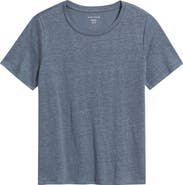 Eileen Fisher Organic Linen Crewneck T-Shirt