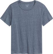 Eileen Fisher Organic Linen Crewneck T-Shirt