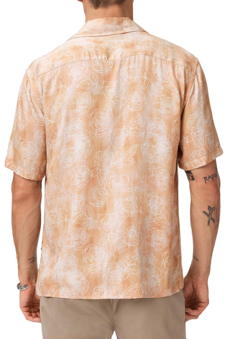 Dan Print Modal Camp Shirt, Alternate, color, FADED TWINE