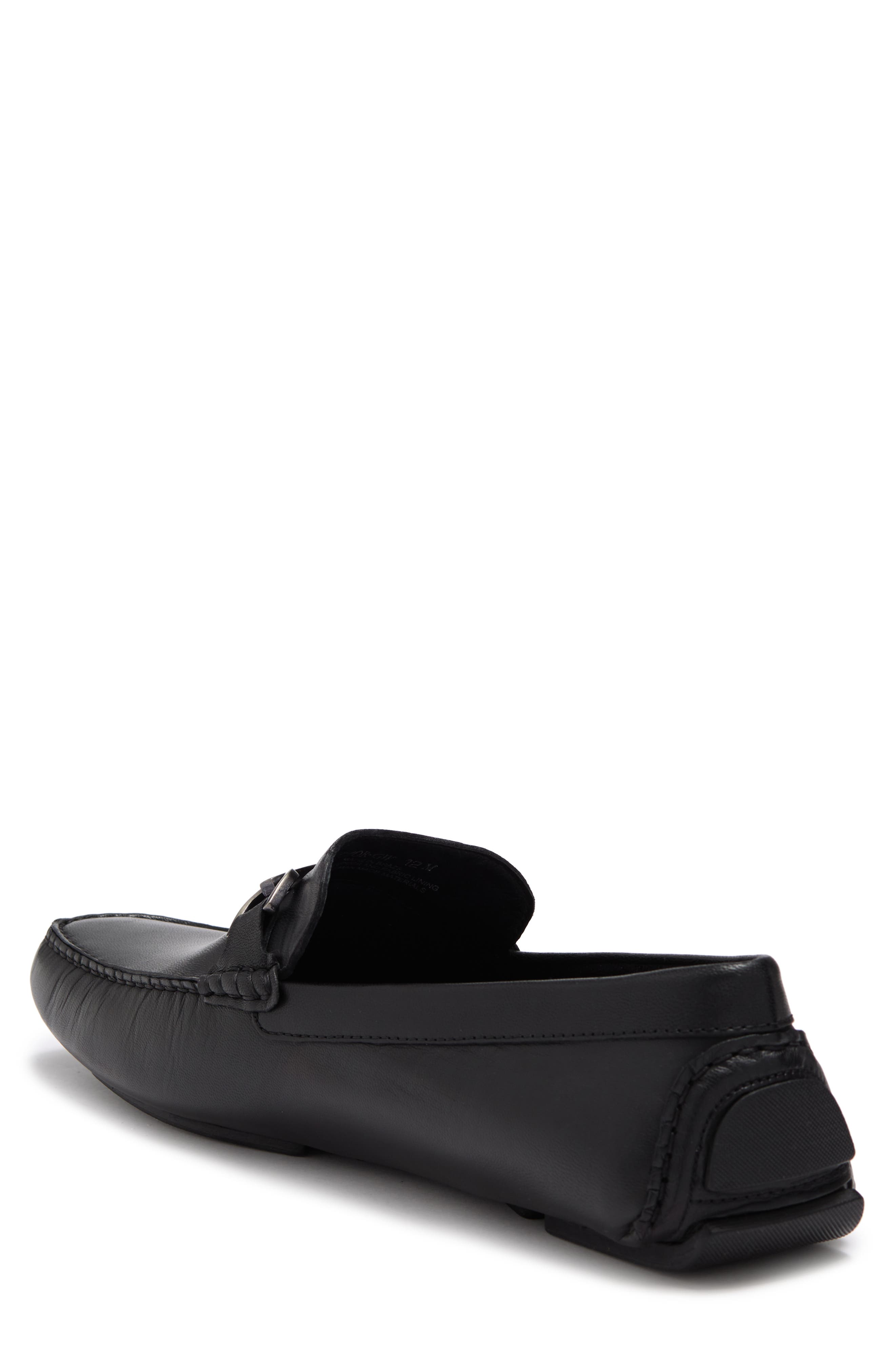 Donald Pliner Victor Leather Driver Loafer, Alternate, color, Black