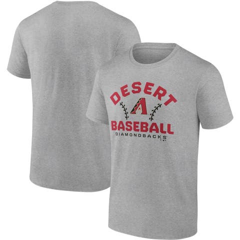Men's Fanatics Branded Heathered Gray Arizona Diamondbacks Iconic Go for Two T-Shirt