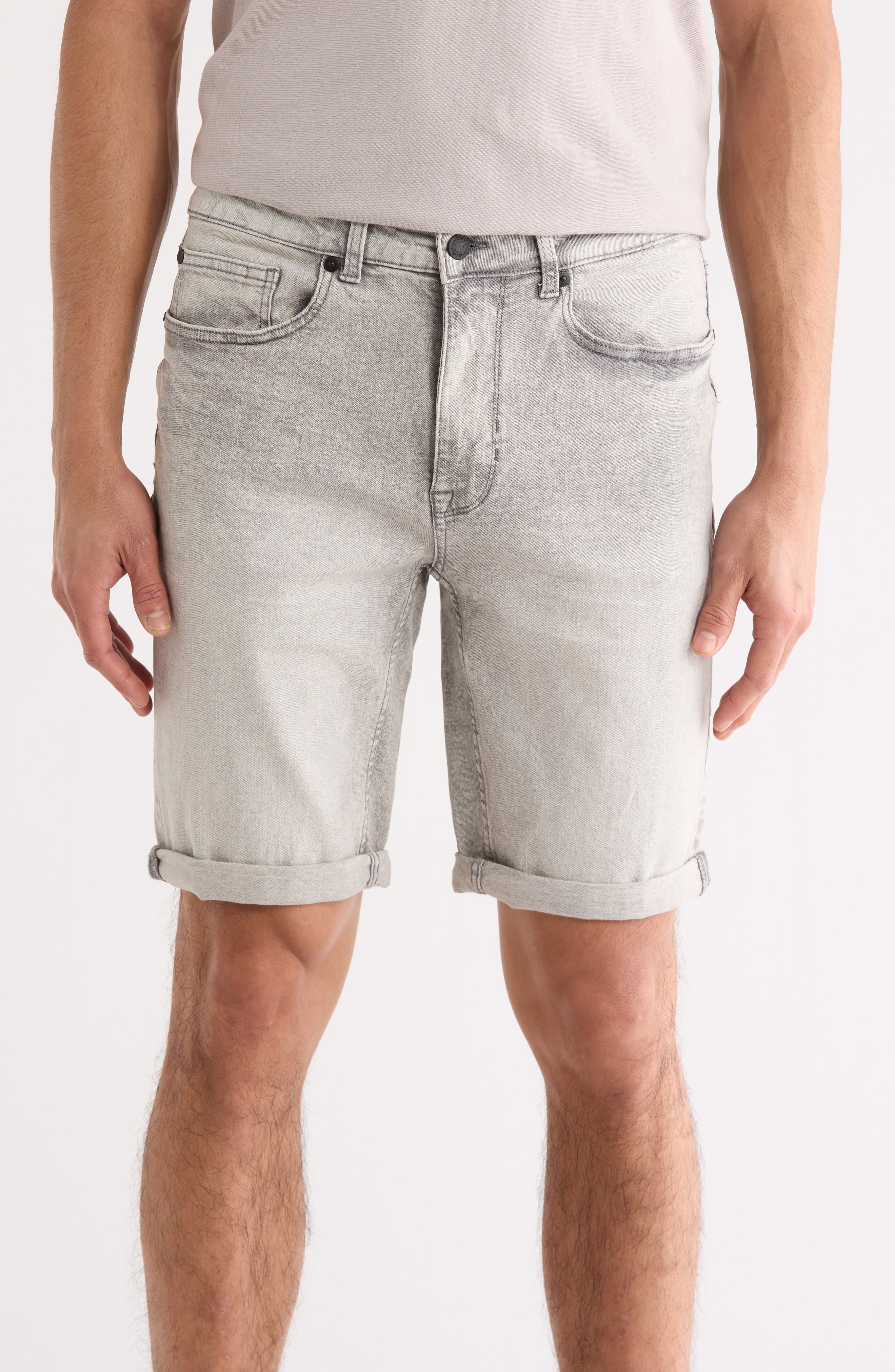 Roll Cuff Denim Shorts - image 3
