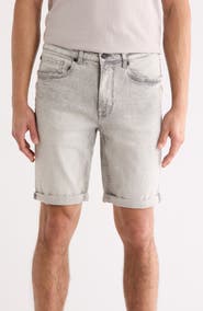 DKNY SPORTSWEAR Roll Cuff Denim Shorts