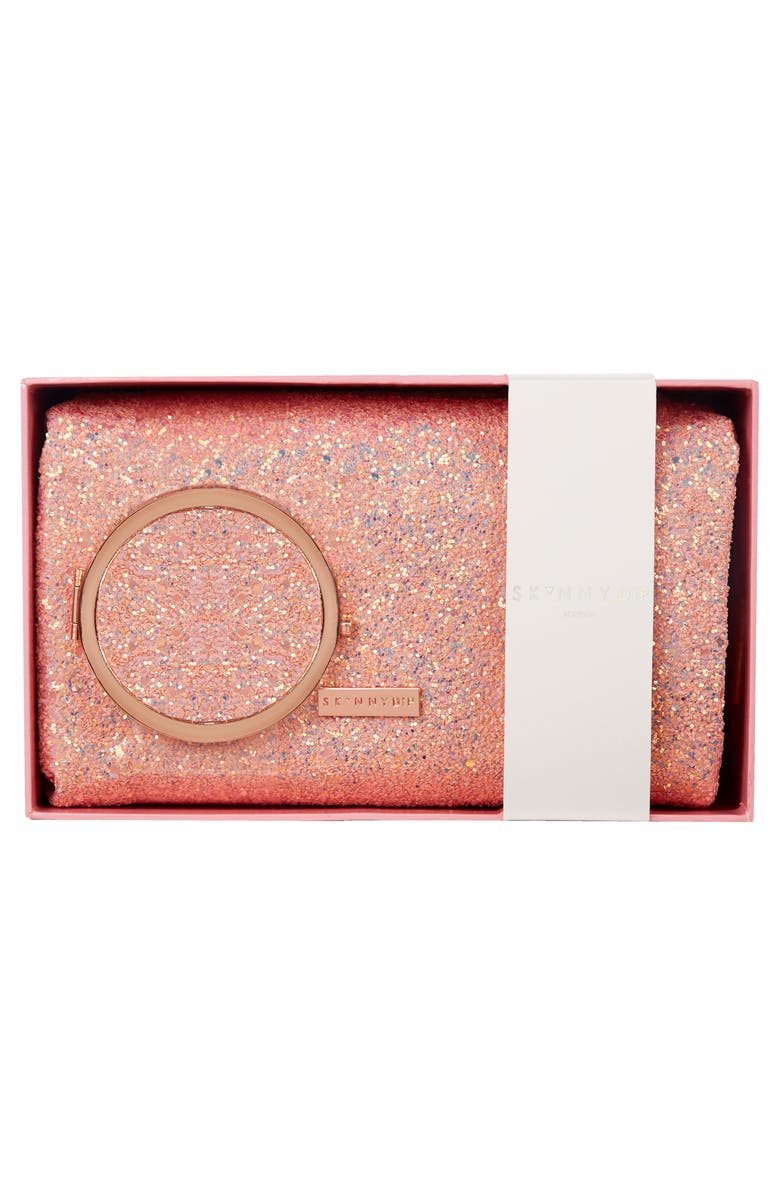 Skinnydip Sunset Pink + Rose Gold Glitter Set, Alternate, color, 