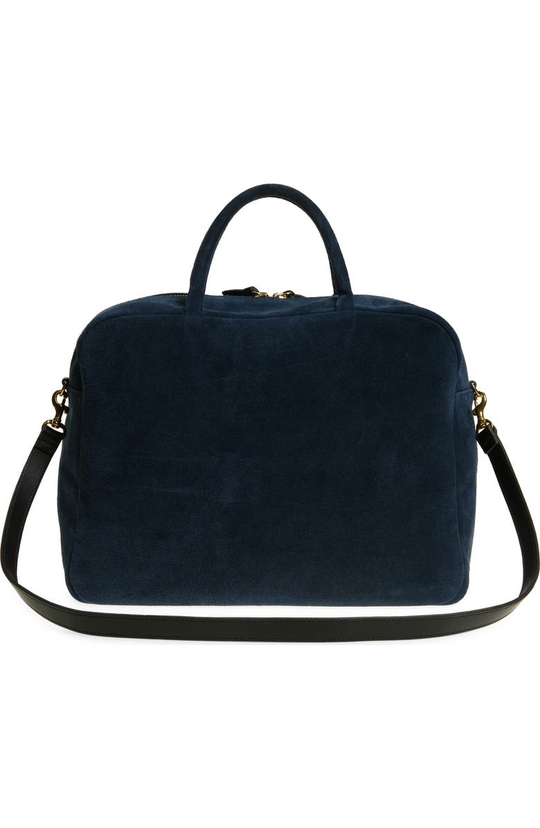 Clare V. Claude Suede Top Handle Bag, Alternate, color,