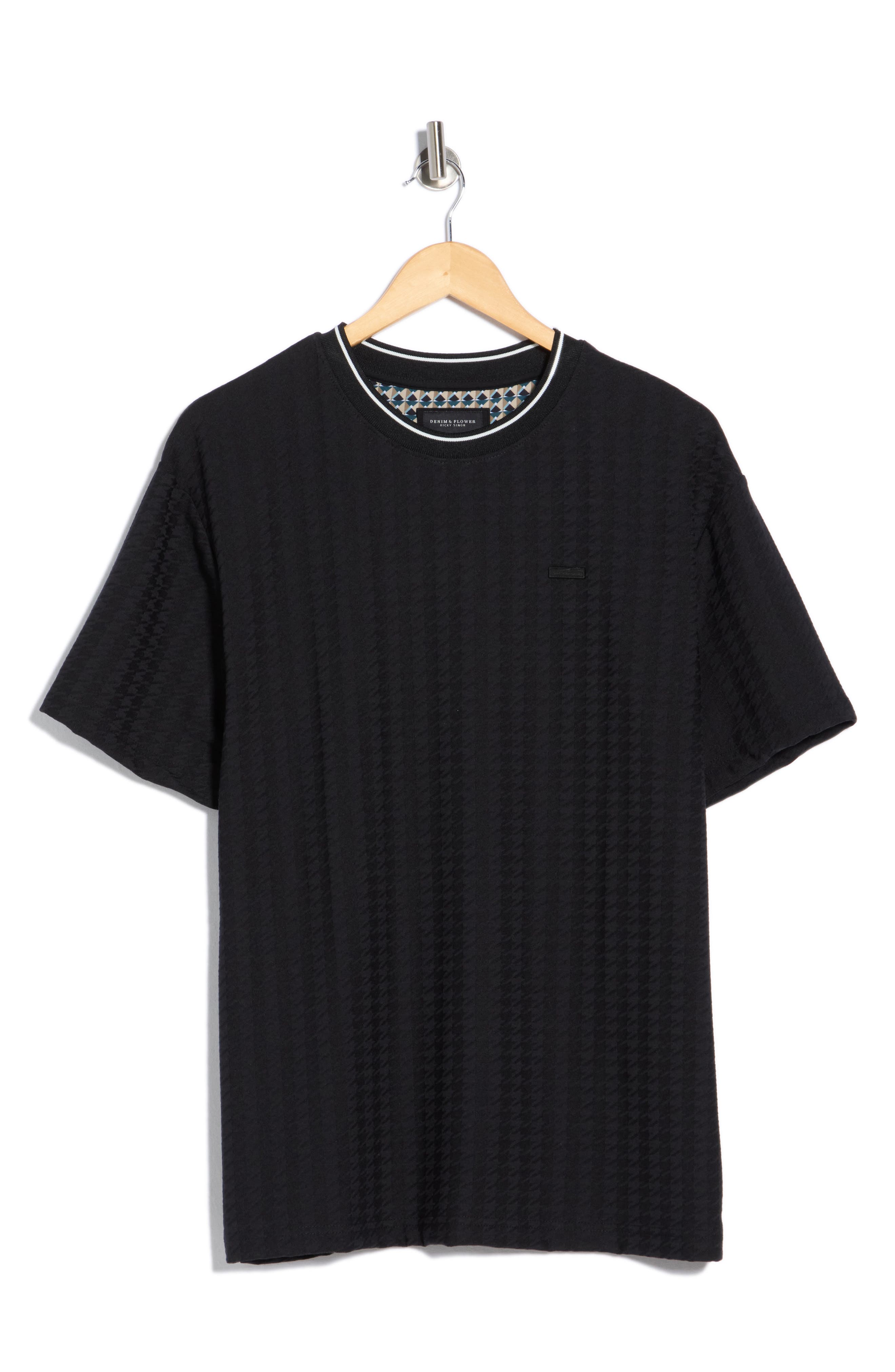 DENIM AND FLOWER Textured Knit T-Shirt