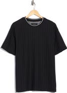 DENIM AND FLOWER Textured Knit T-Shirt