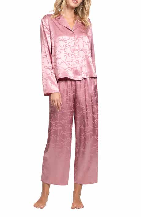 In Bloom by Jonquil Casey Satin Cropped Pajamas