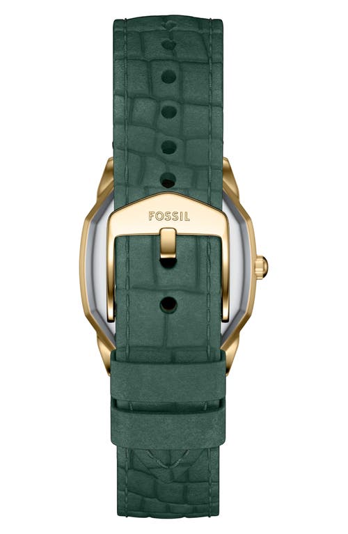 Fossil Harlow Watch, 27mm In Green
