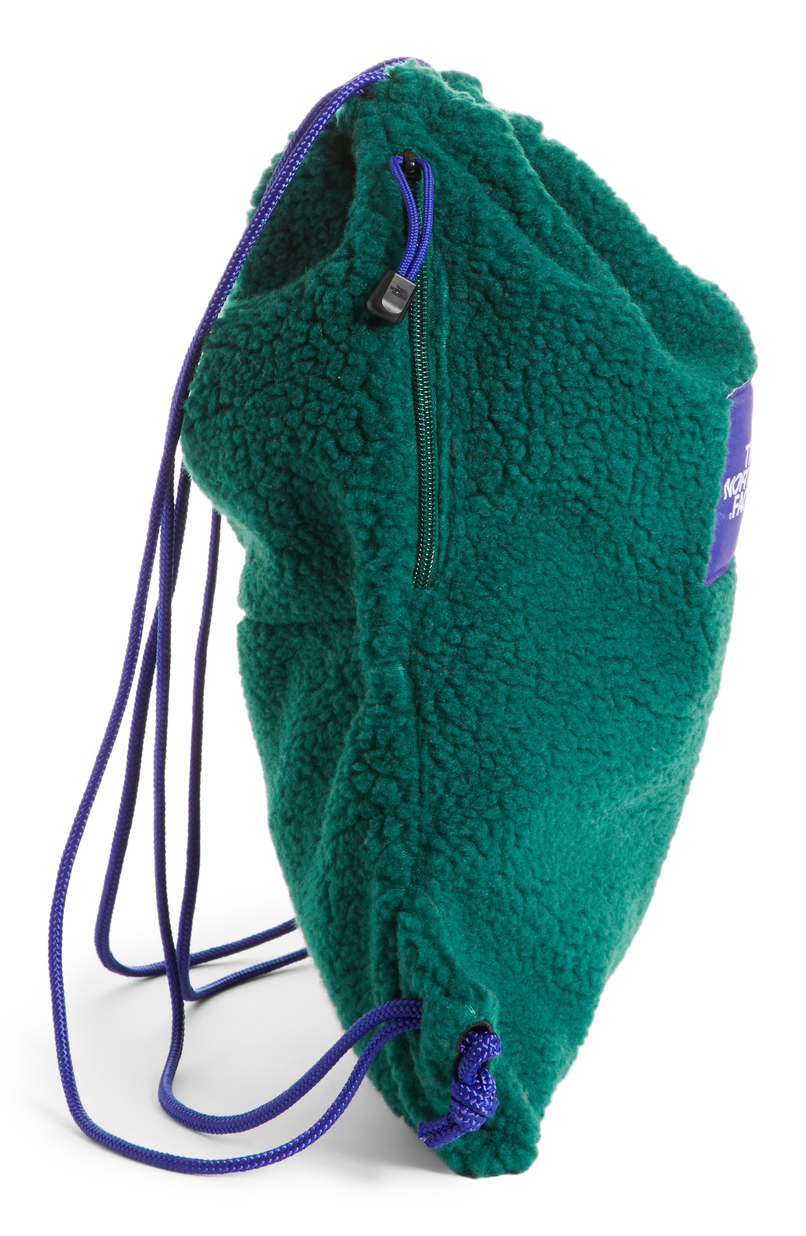 The North Face OK Fuzzy Sack Pack Drawstring Bag, Alternate, color, 