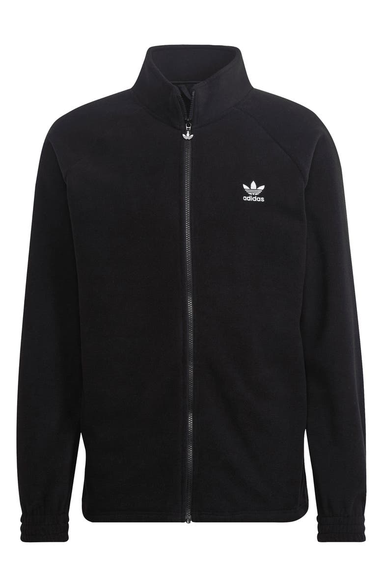 adidas Adicolor Classics Trefoil Teddy Fleece Jacket, Alternate, color, 