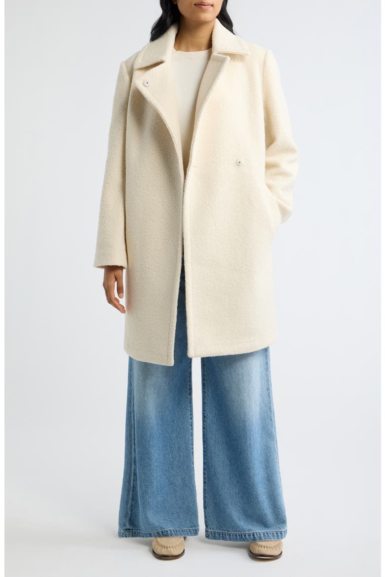Boucle Coat, Alternate, color, CREAM