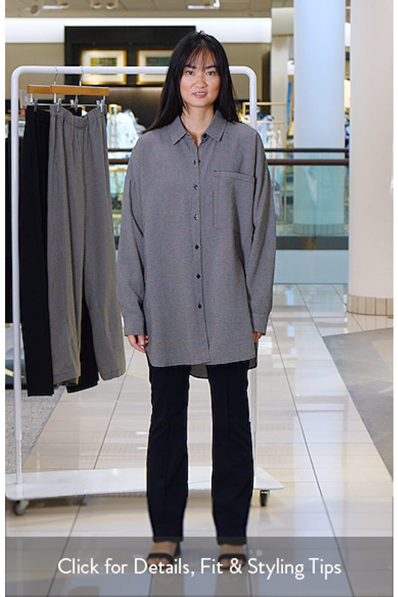 Classic Collar Organic Longline Button-Up Shirt video