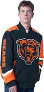 G-III SPORTS BY CARL BANKS Men's G-III Sports by Carl Banks Navy Chicago Bears Prime Time Full-Zip Racing Jacket