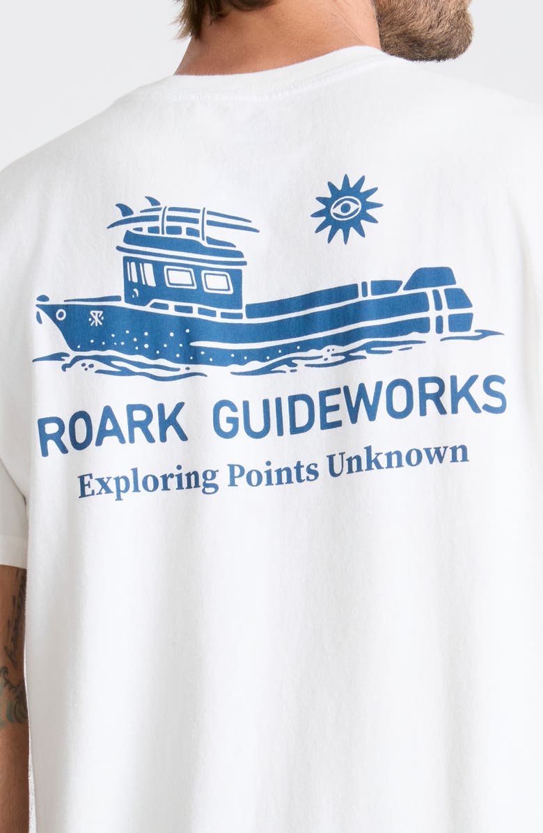 Roark Guideworks Pocket Graphic T-Shirt, Alternate, color, Off White