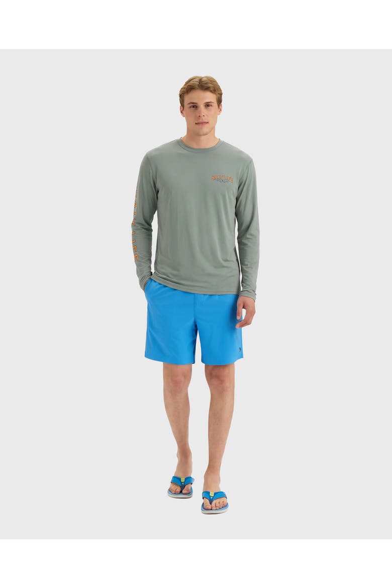 Bluewater Kings  Performance Long Sleeve Tee, Alternate, color, SAGEBRUSH HEATHER