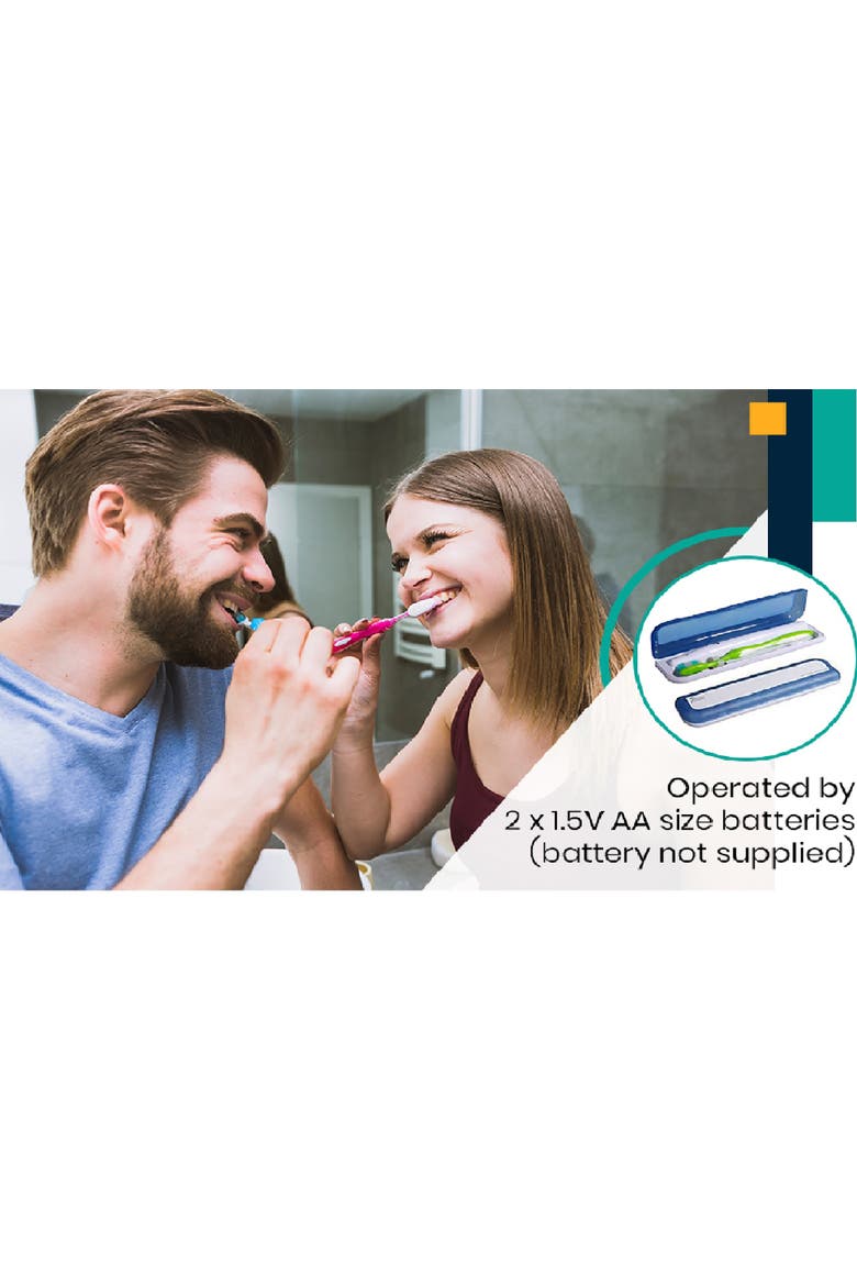 Portable UV Toothbrush Sanitizer, Alternate, color, Multicolor