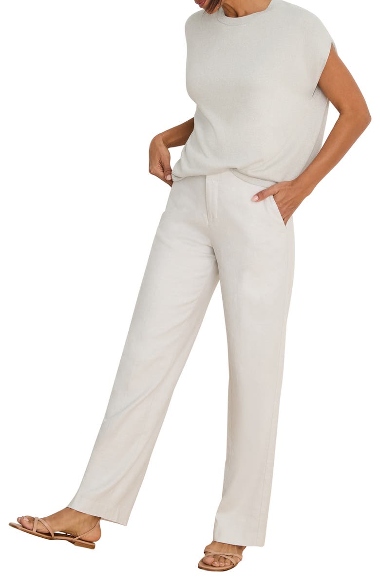 NIC+ZOE Cocoon Sweater, Alternate, color, Silver Wisp