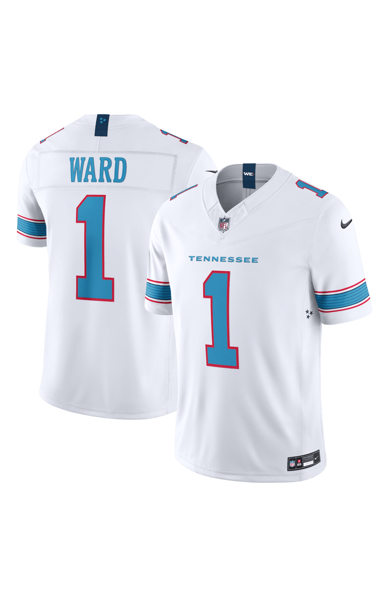 Nike Men's Nike Cameron Ward White Tennessee Titans Vapor F.U.S.E. Stitched Limited Jersey, Alternate, color, White