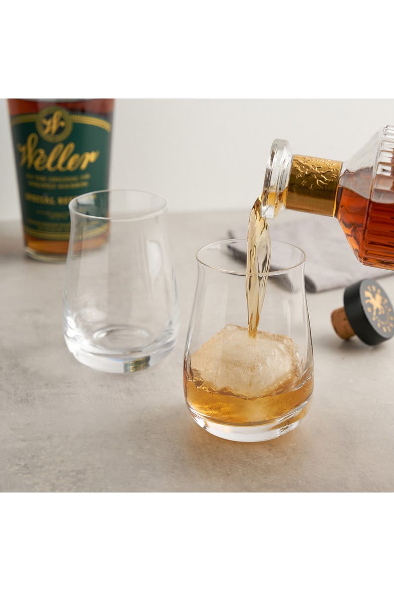 Single Barrel Bourbon Glass Set of 2, Alternate, color, Clear