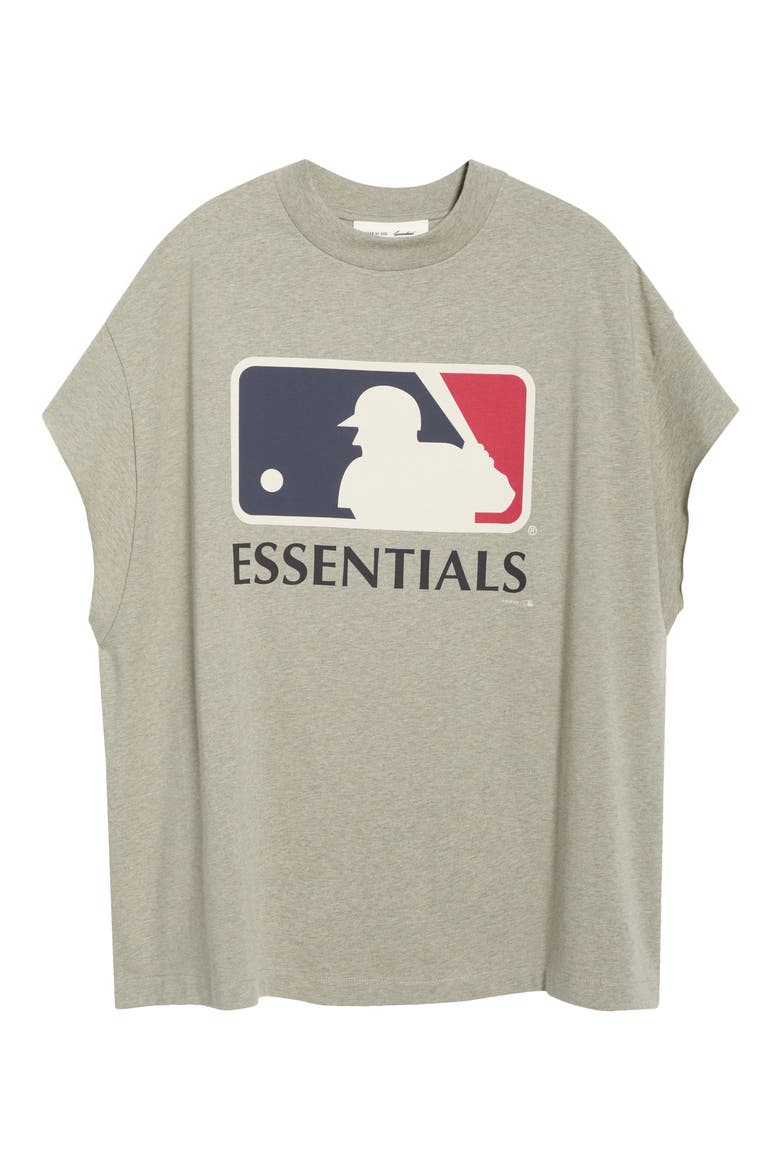 x Franklin '90s Cutoff Cotton T-Shirt, Alternate, color, SEAL HEATHER