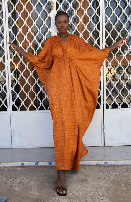 Diarrablu Naim Dress In Dhaw Rust