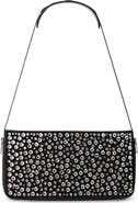 Alexander Wang Siren Pochette Crystal Embellished Leather Shoulder Bag
