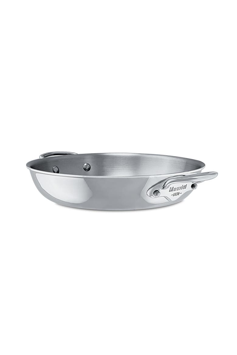M'Cook Stainless Steel Round Au Gratin Pan, 7.8 Inch, Main, color, Silver