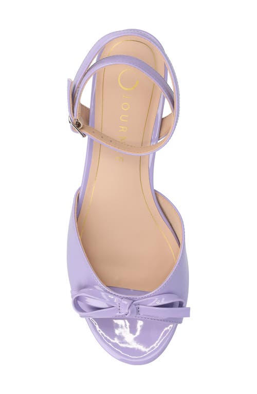 Journee Collection Women's Jennifer Ankle Strap Sandals In Lilac