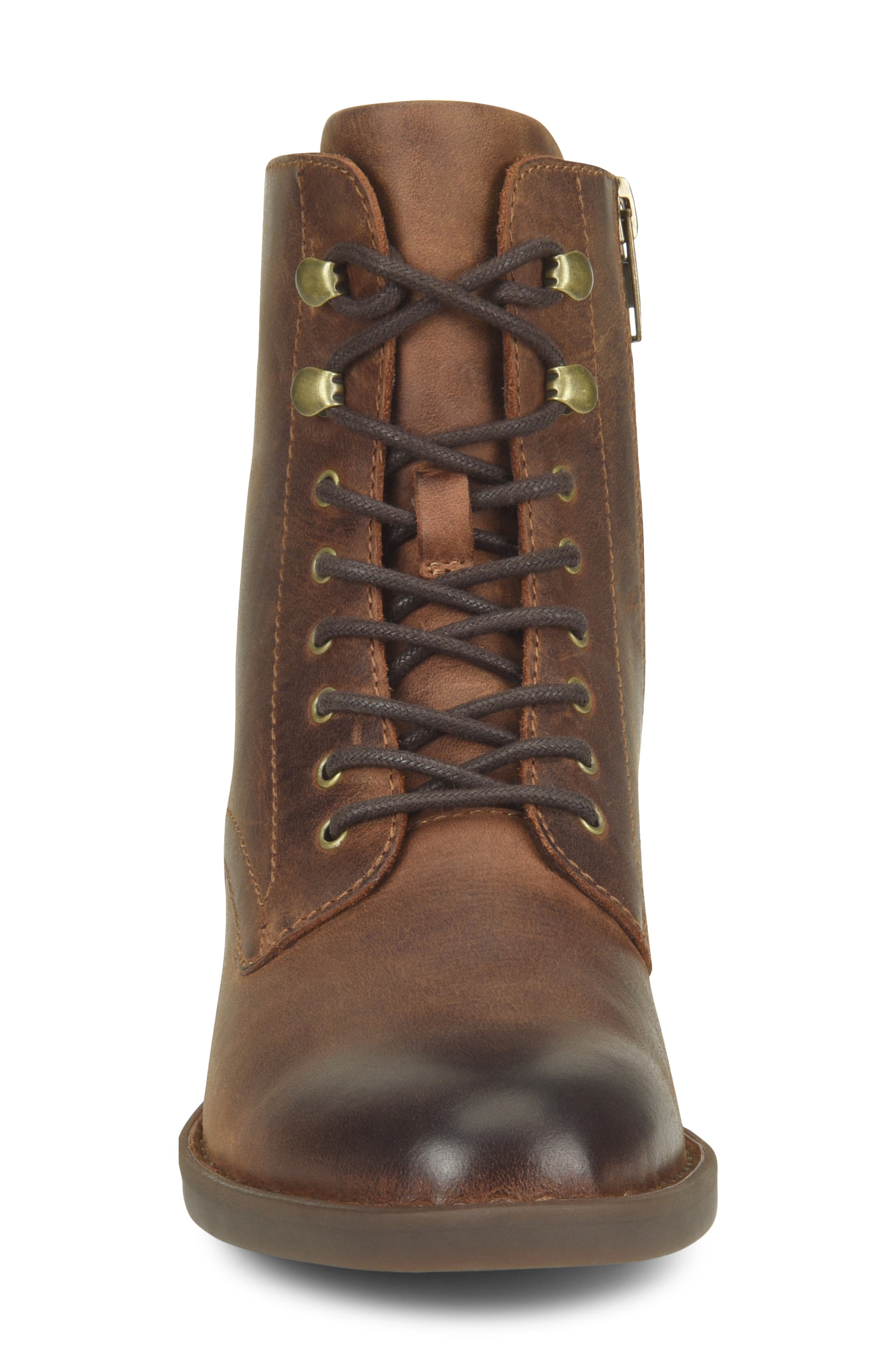 Boreen Bootie, Alternate, color, BROWN LEATHER
