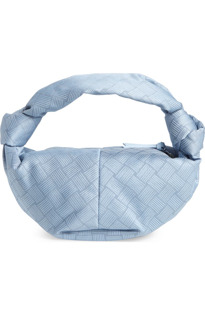 Bottega Veneta Mini Double Knot Jacquard Hobo Bag, Alternate, color,