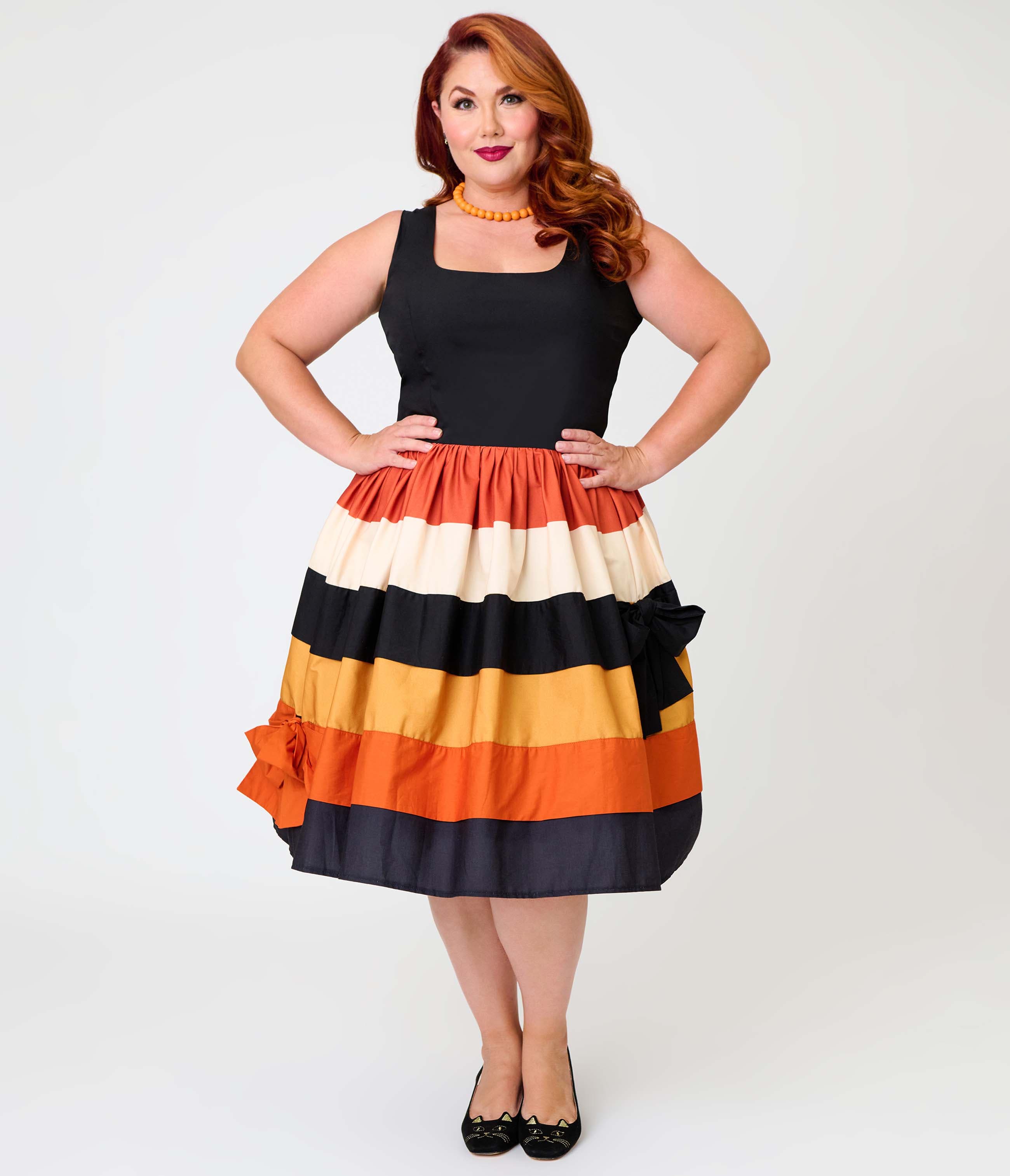 selected Black w/ Orange Stripe