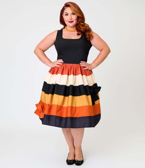 Plus Size Tiered Cindy Swing Dress